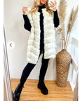 Plus Size Faux Fur Gilet