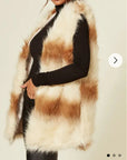 Faux Fur Gilet (BROWN)