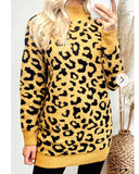 Leopard Print Fluffy Jumper