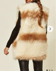 Faux Fur Gilet (BROWN)