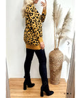 Leopard Print Fluffy Jumper