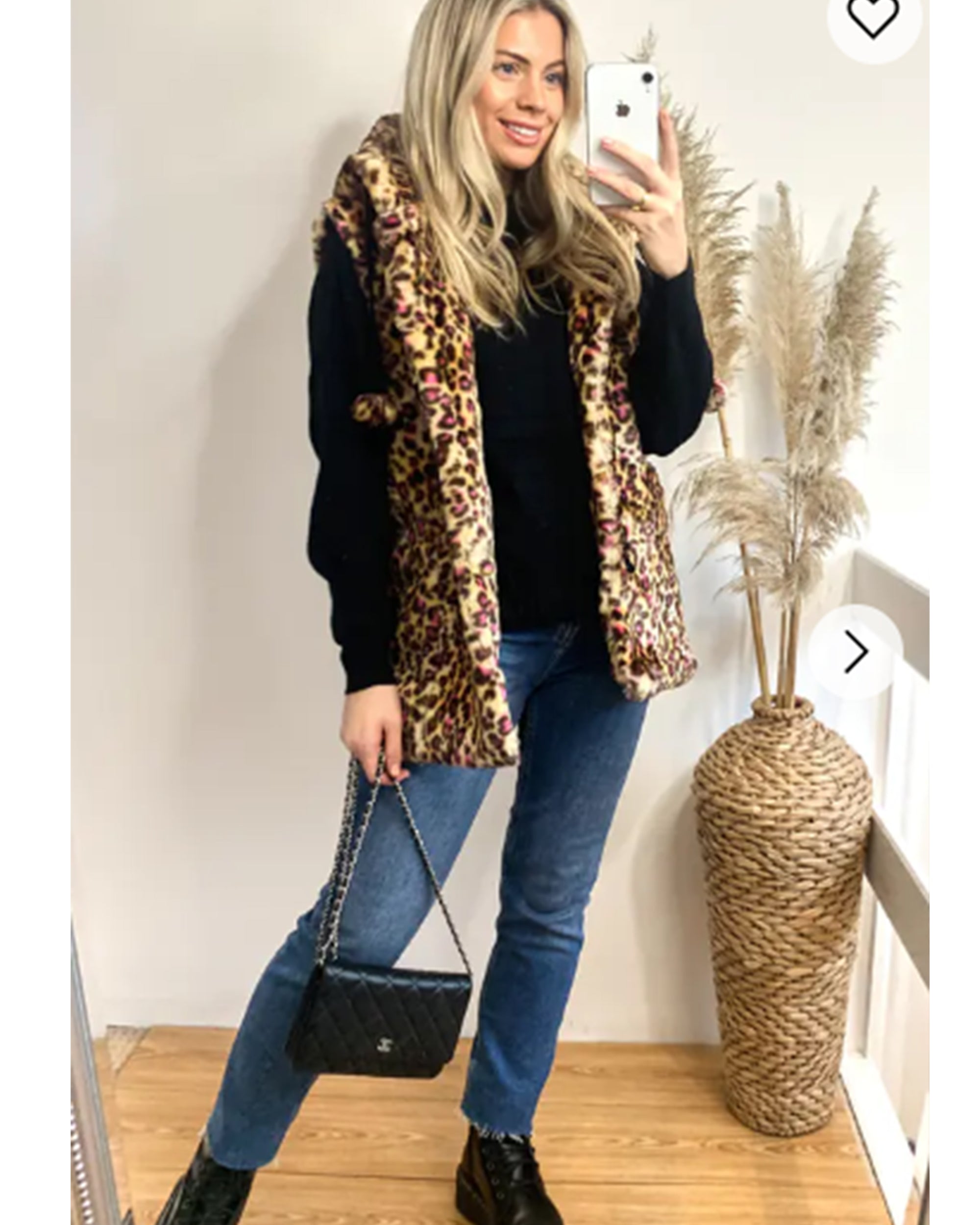 Faux Fur Oversize Hoody Coat