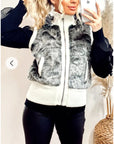 Faux Fur Jacket (Grey)