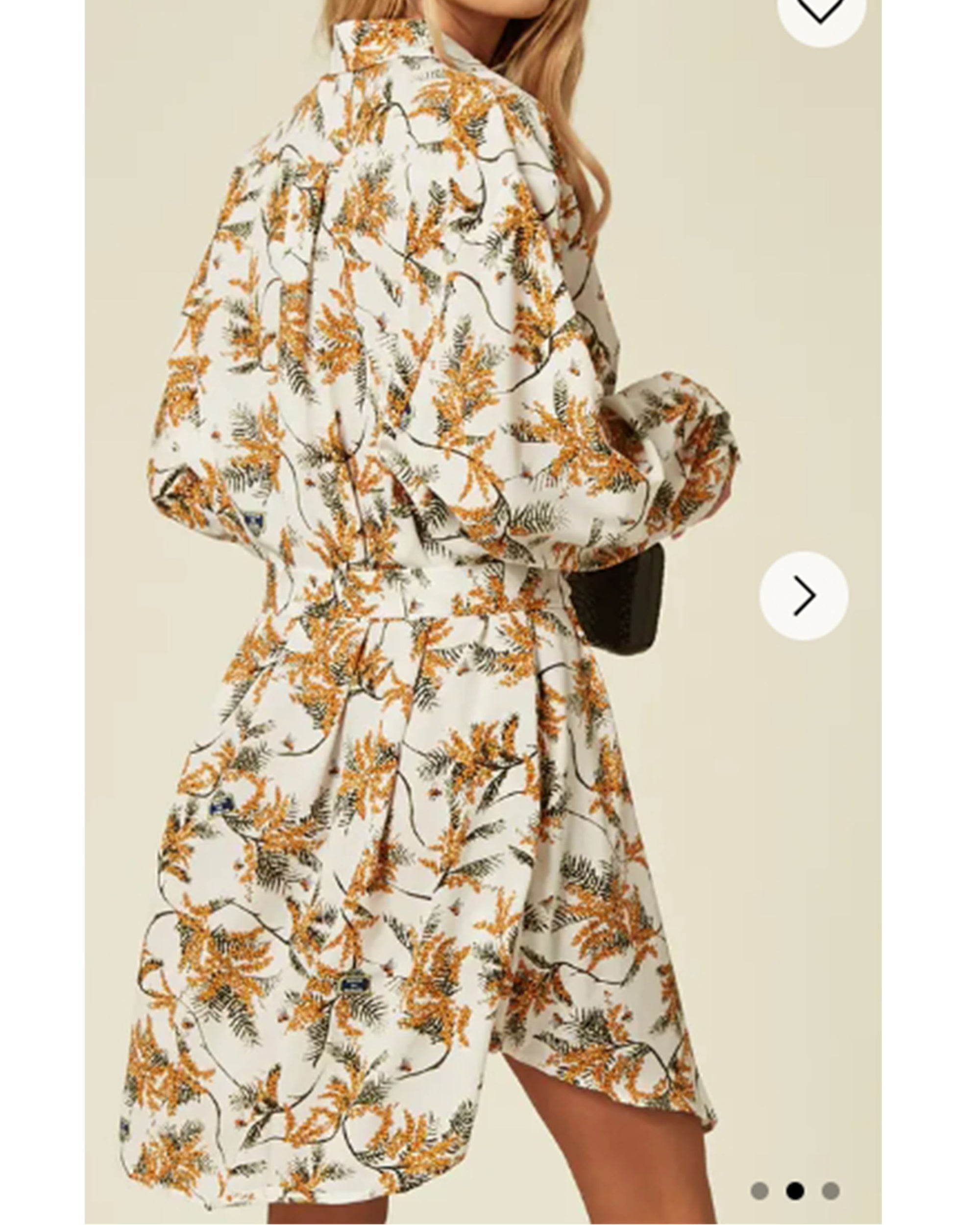 Multi Floral Printed overisze Shirt Dress