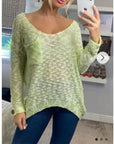 Neon Color Knitted Jumper (Green)