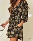 Multi Floral Printed overisze Shirt Dress