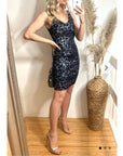 Trendy animal leopard print bodycon party dress