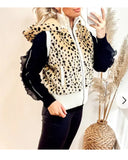 Faux Fur Jacket (Leopard print)