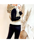 Faux Fur Jacket (Leopard print)