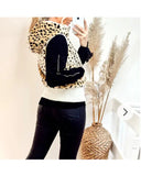 Faux Fur Jacket (Leopard print)