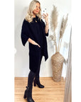 Cape sleeves Coat