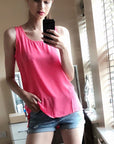 Bright Pink Vest Top