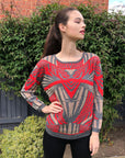 Knitted Aztec Print Jumper