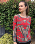 Knitted Aztec Print Jumper