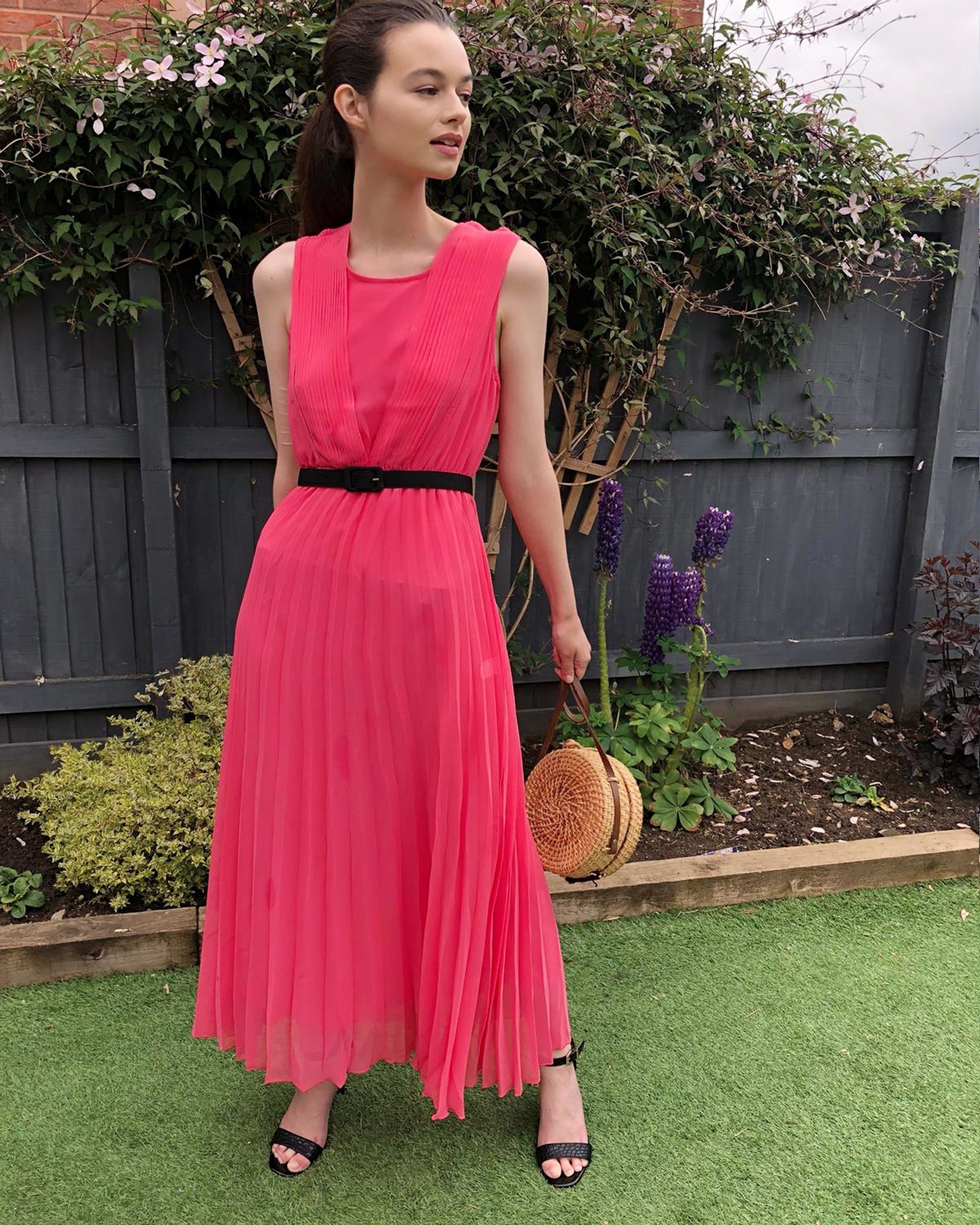 Pleated Maxi dress