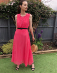 Pleated Maxi dress