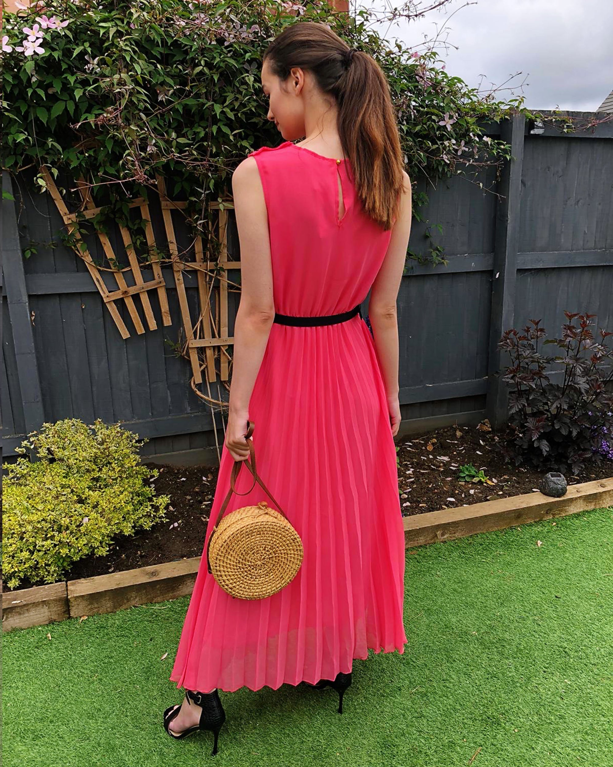 Pleated Maxi dress