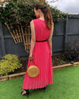 Pleated Maxi dress