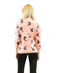 Fluffy bird of Minerva Jumper (Pink)