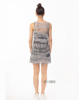 Lace Tunic Dress (Grey)