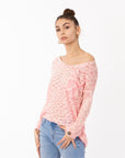 Neon Color Knitted Jumper (PINK)