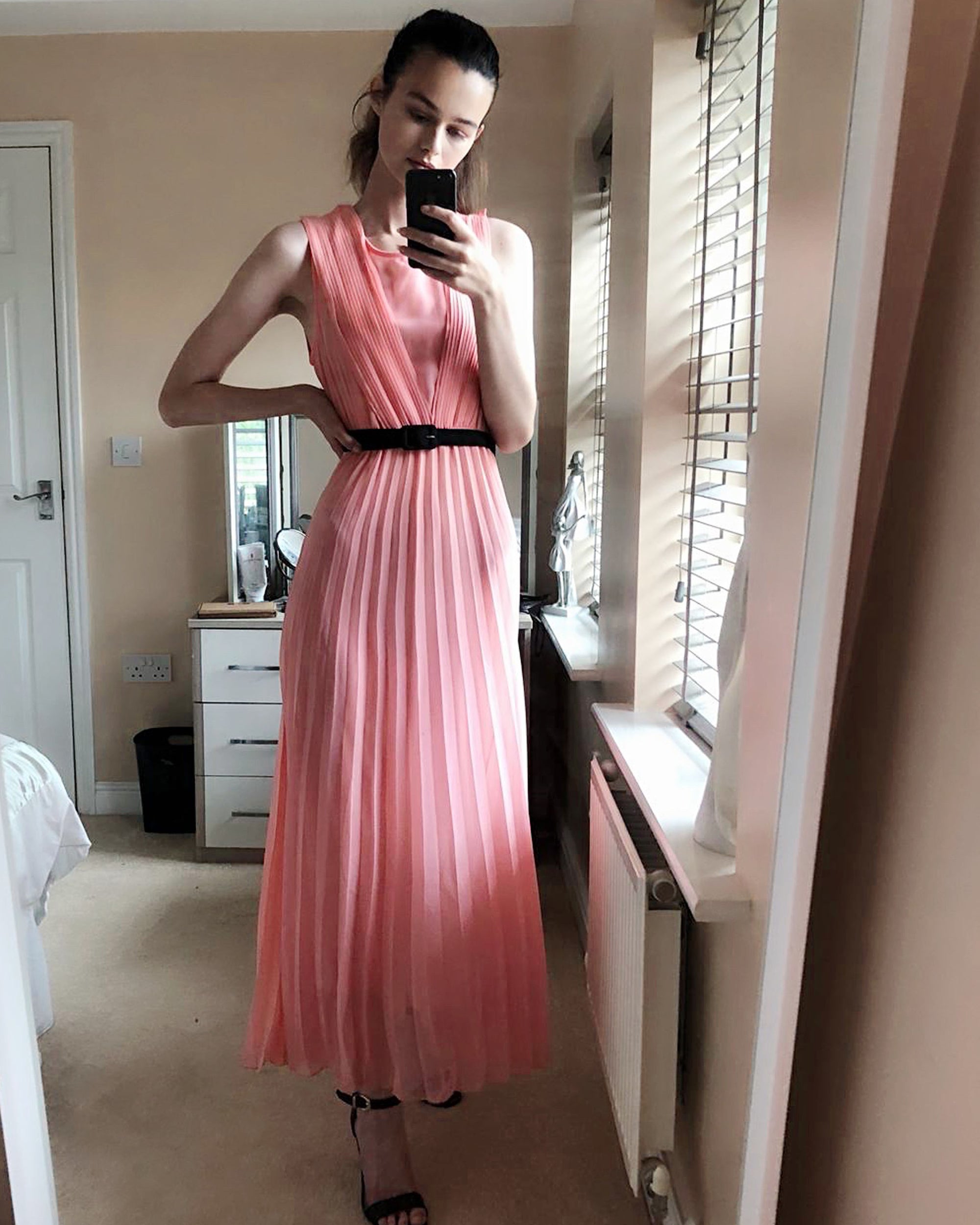 Pleated Maxi dress