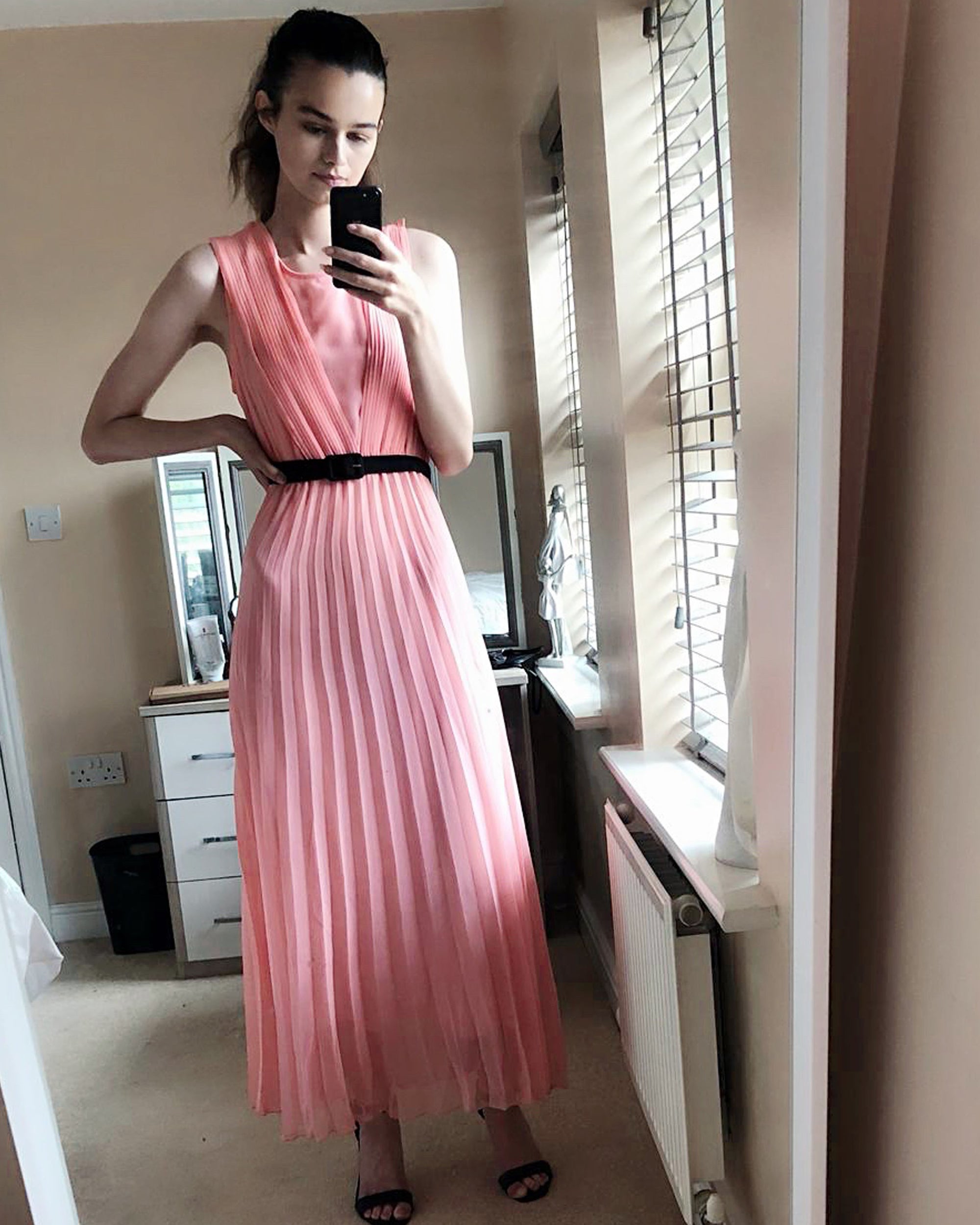 Pleated Maxi dress