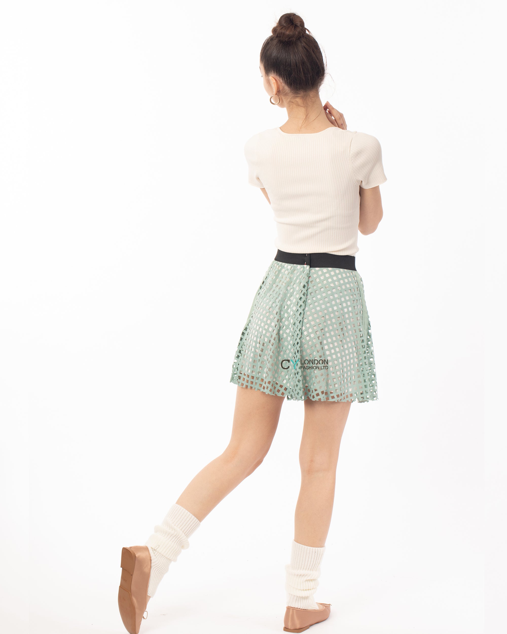 Mesh Skirt (Mint)