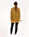 Leopard Print Fluffy Jumper