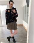 Star pattern knitted jumper