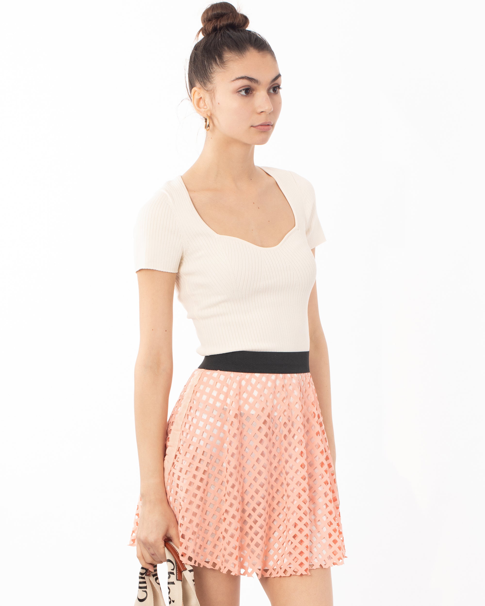 Mesh Skirt (Pink)