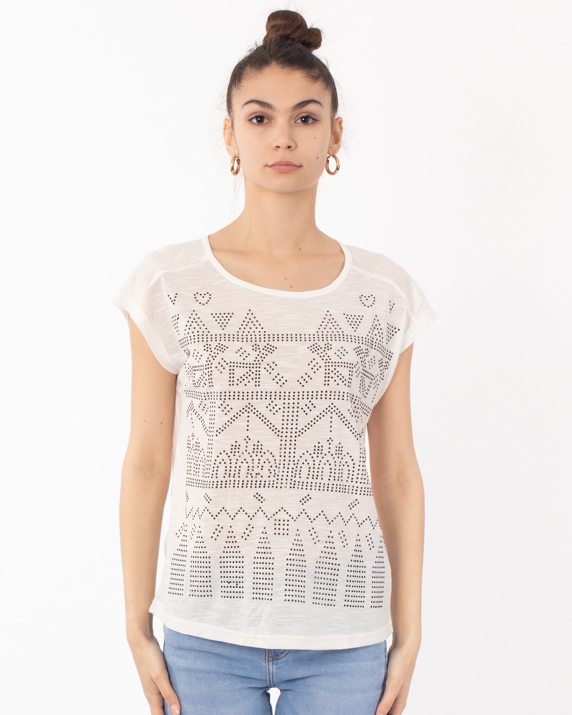 Embellished T-shirt (Black)